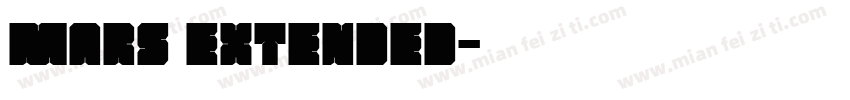 Mars Extended字体转换